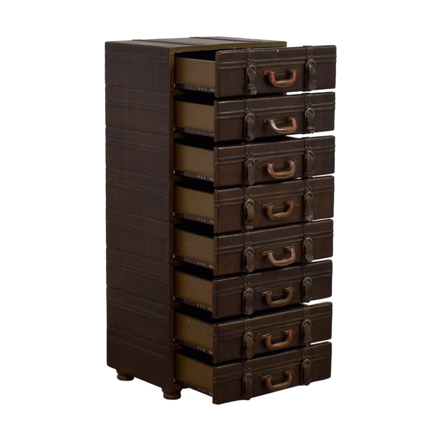 shop  Vintage Artist’s Eight Drawer Leather Cabinet online