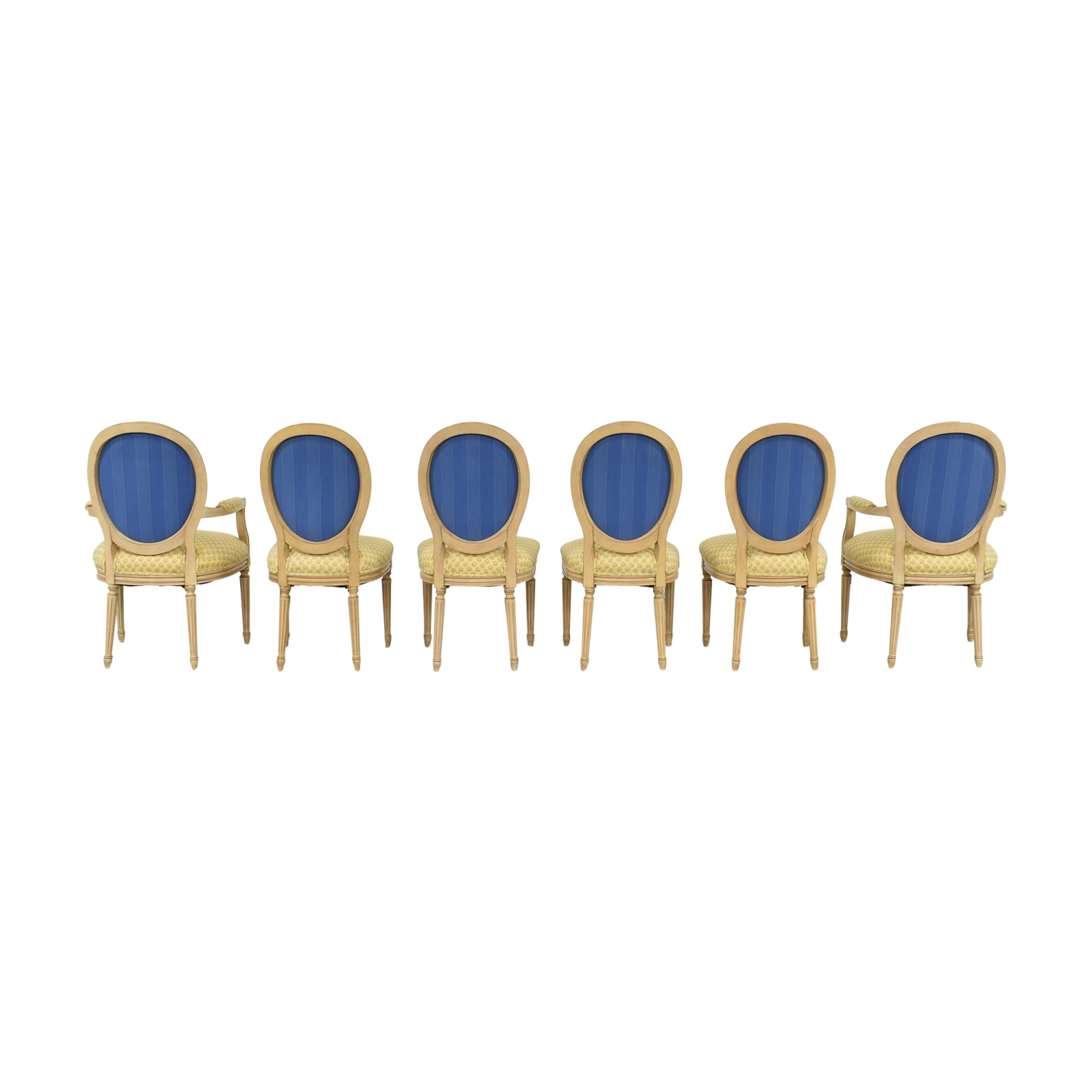 French Oval Back Dining Chairs