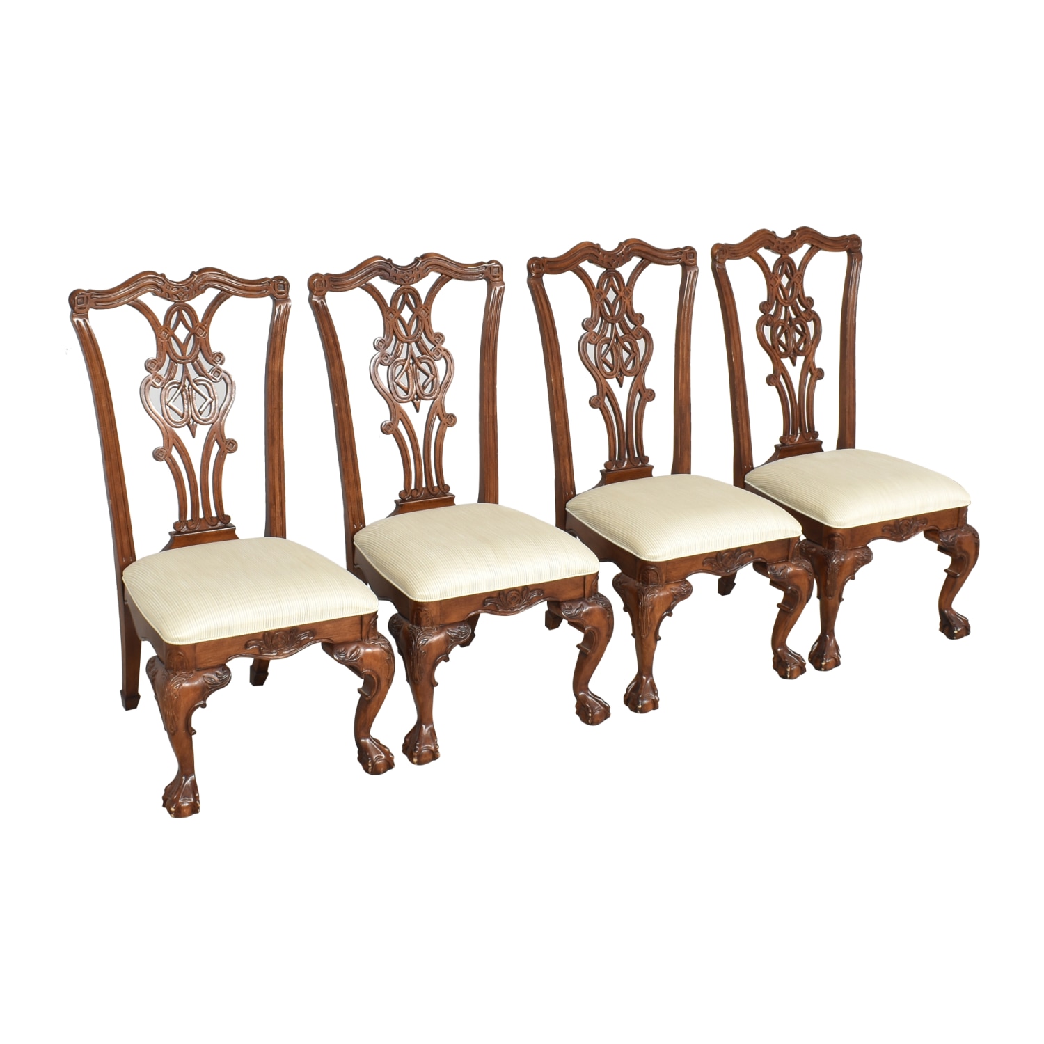 Bernhardt Chippendale Dining Side Chairs | 79% Off | Kaiyo