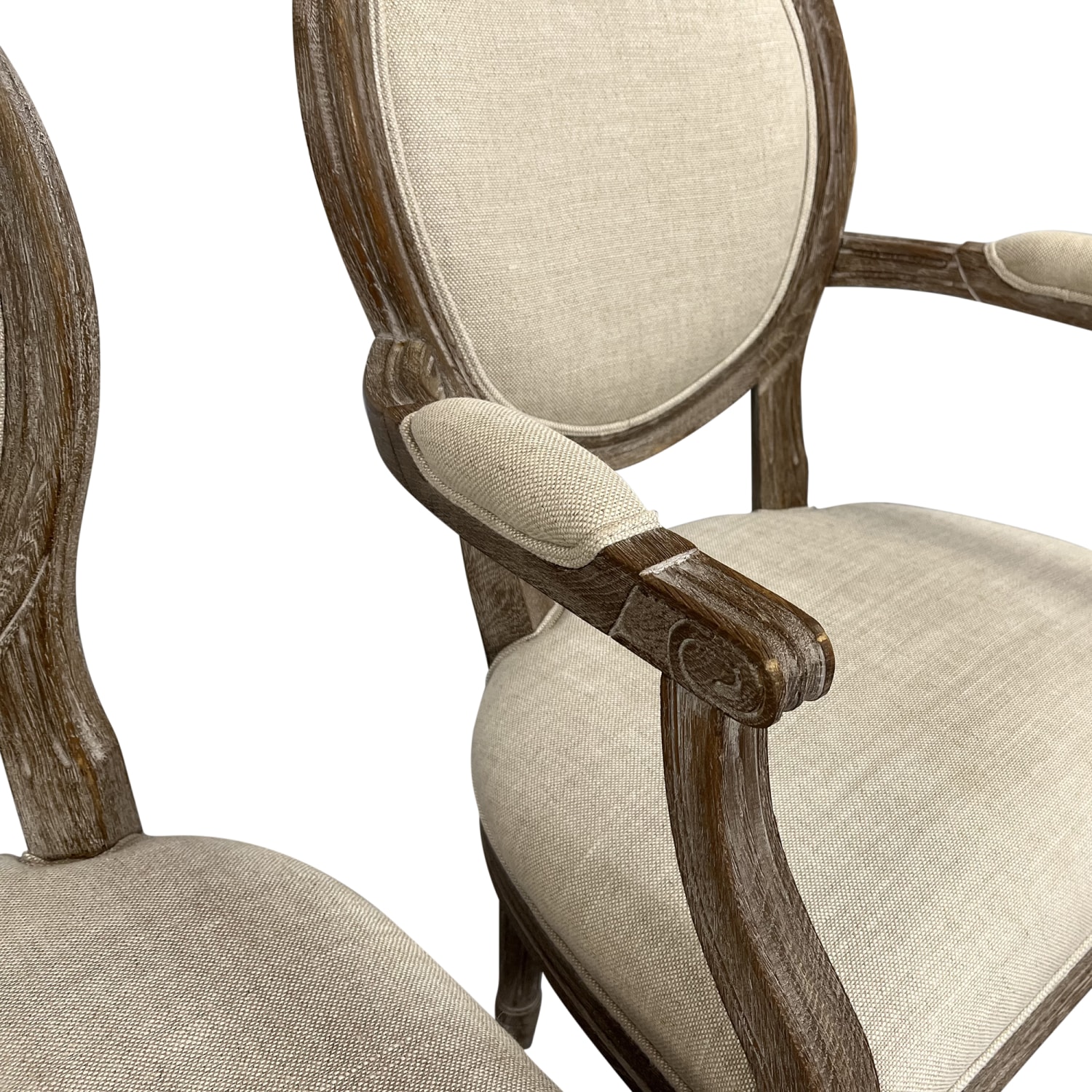 Round Back Dining Chairs Arm Chair