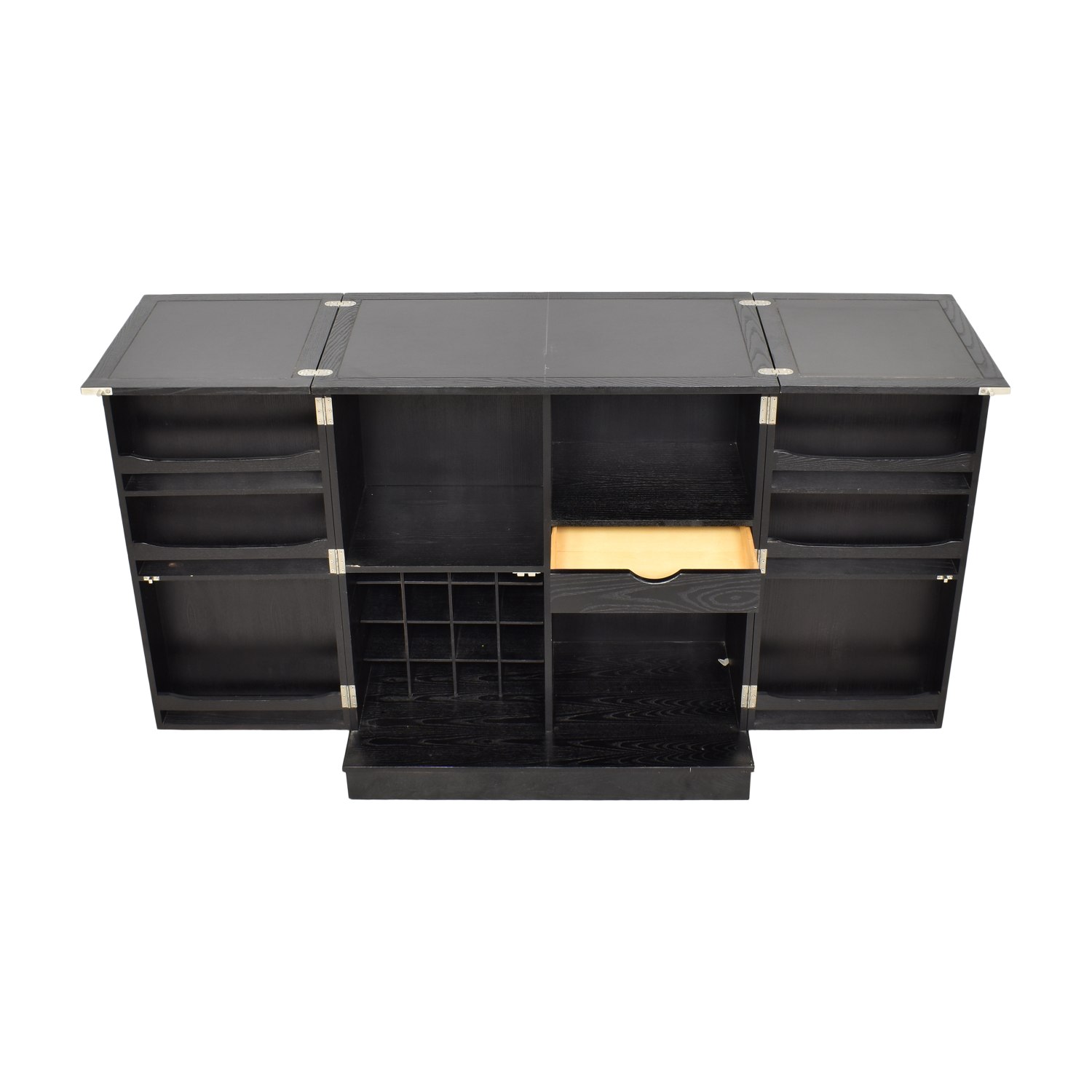 Crate & Barrel Steamer Bar Cabinet, 45% Off