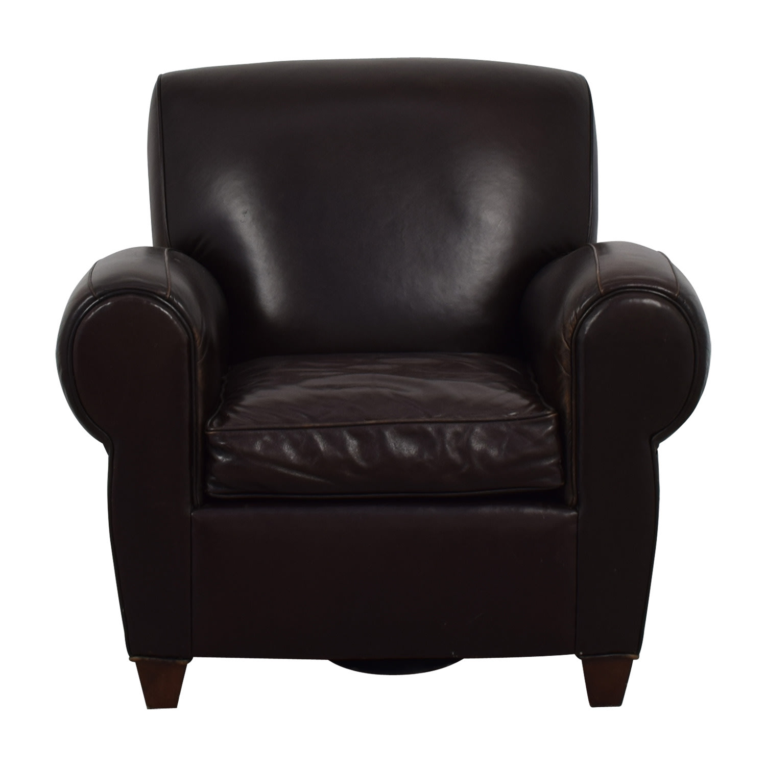 Pottery Barn Pottery Barn Brown Leather Chair coupon