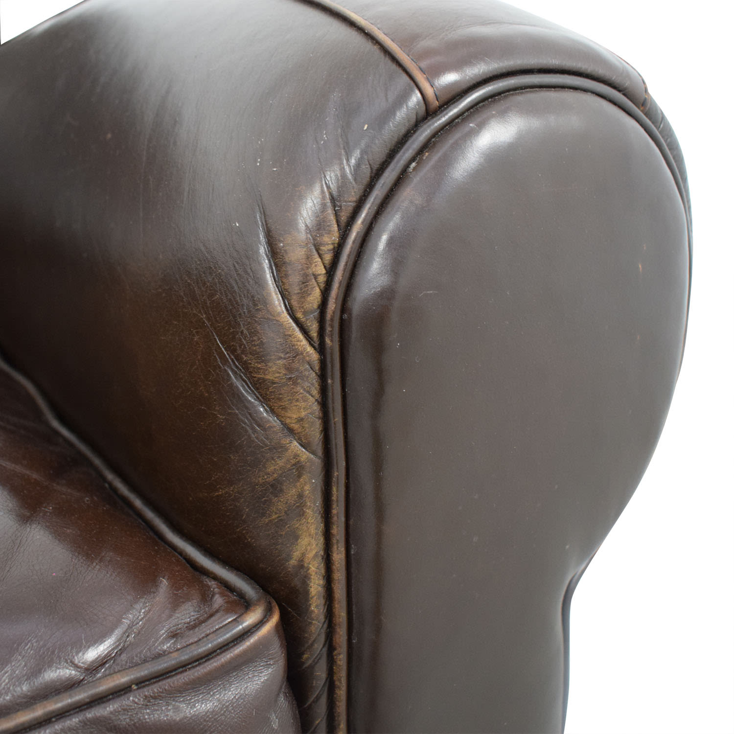 Pottery Barn Pottery Barn Brown Leather Chair Chairs