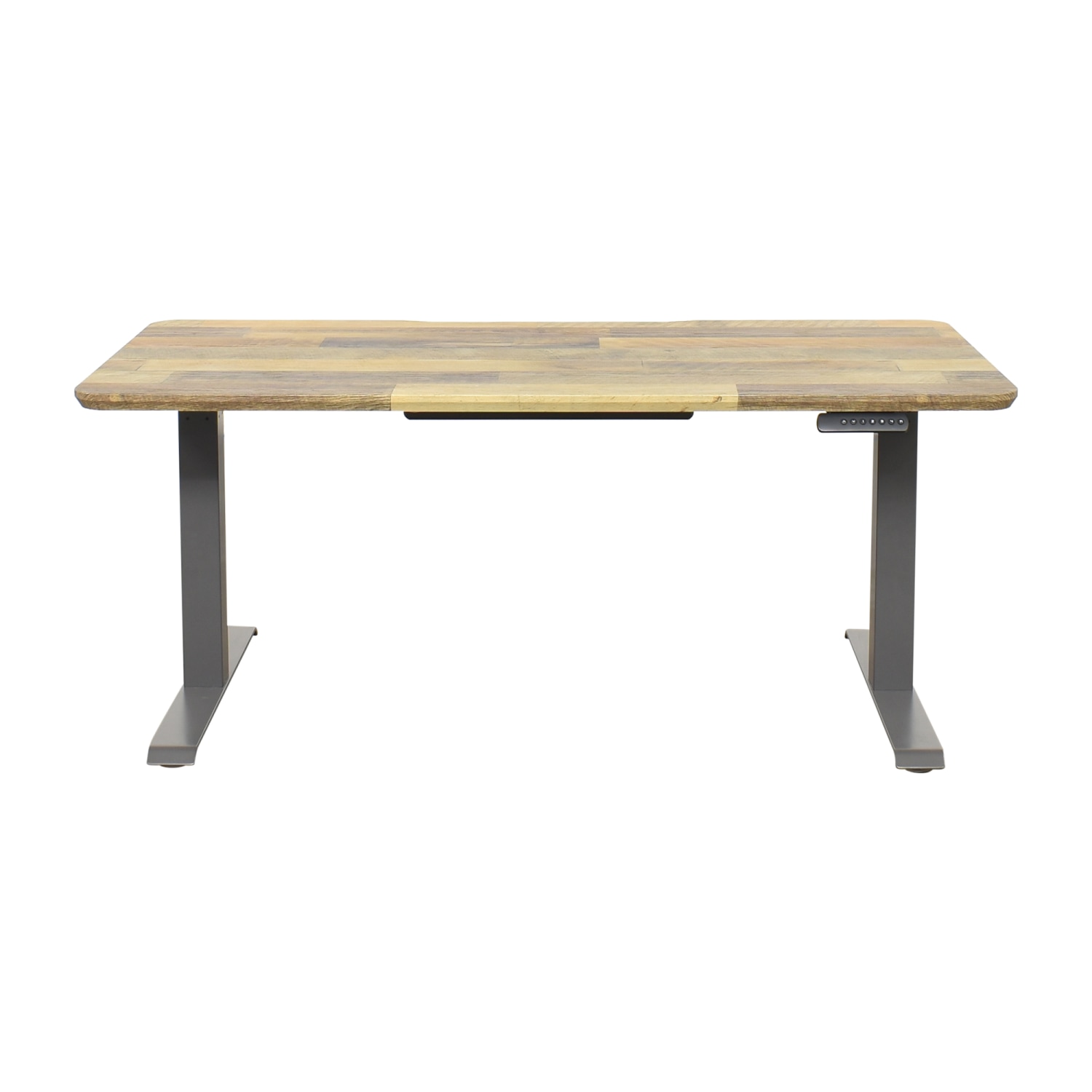 VARIDESK QuickPro - Table - Rectangular - Reclaimed Wood