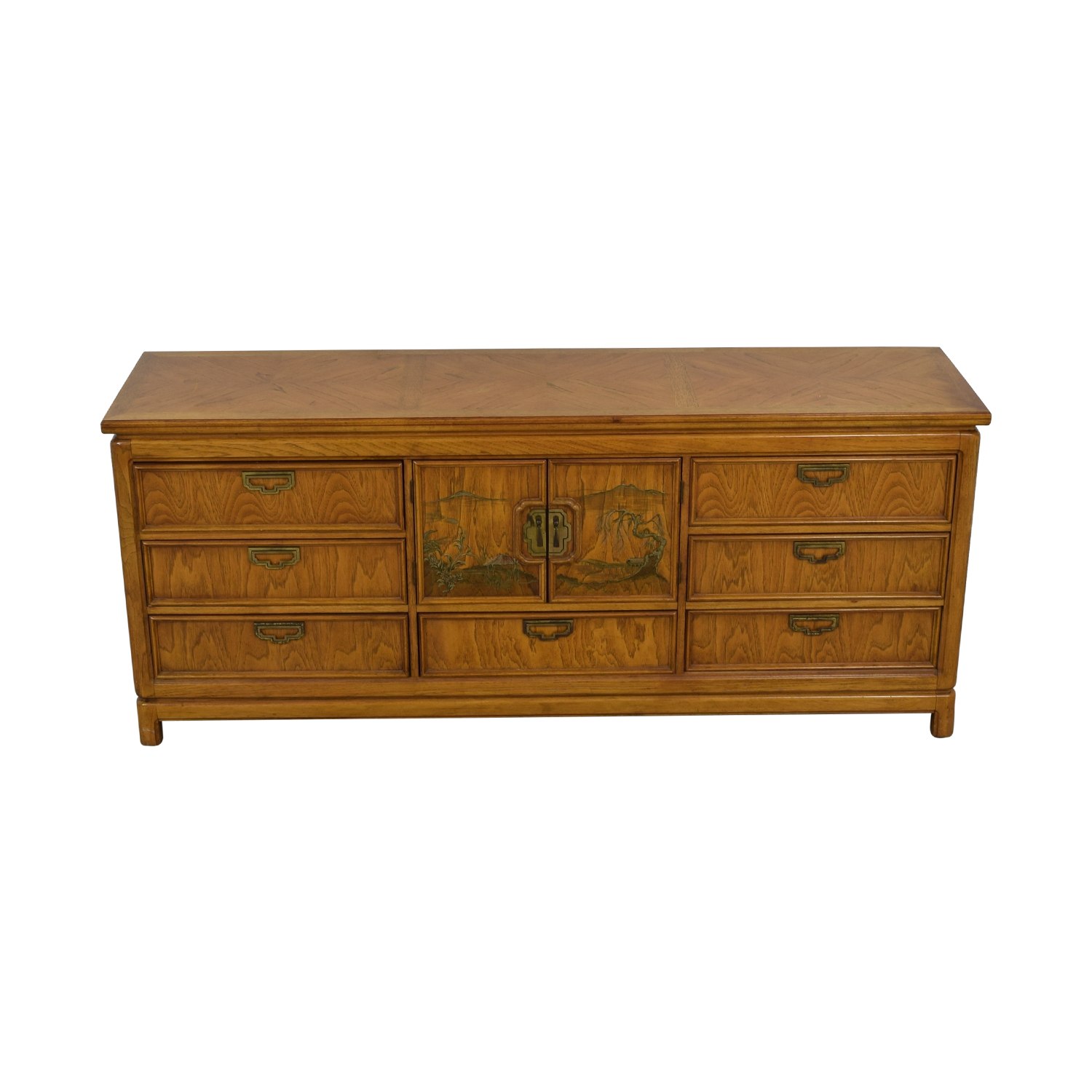 Thomasville Wood Nine-Drawer Dresser / Dressers