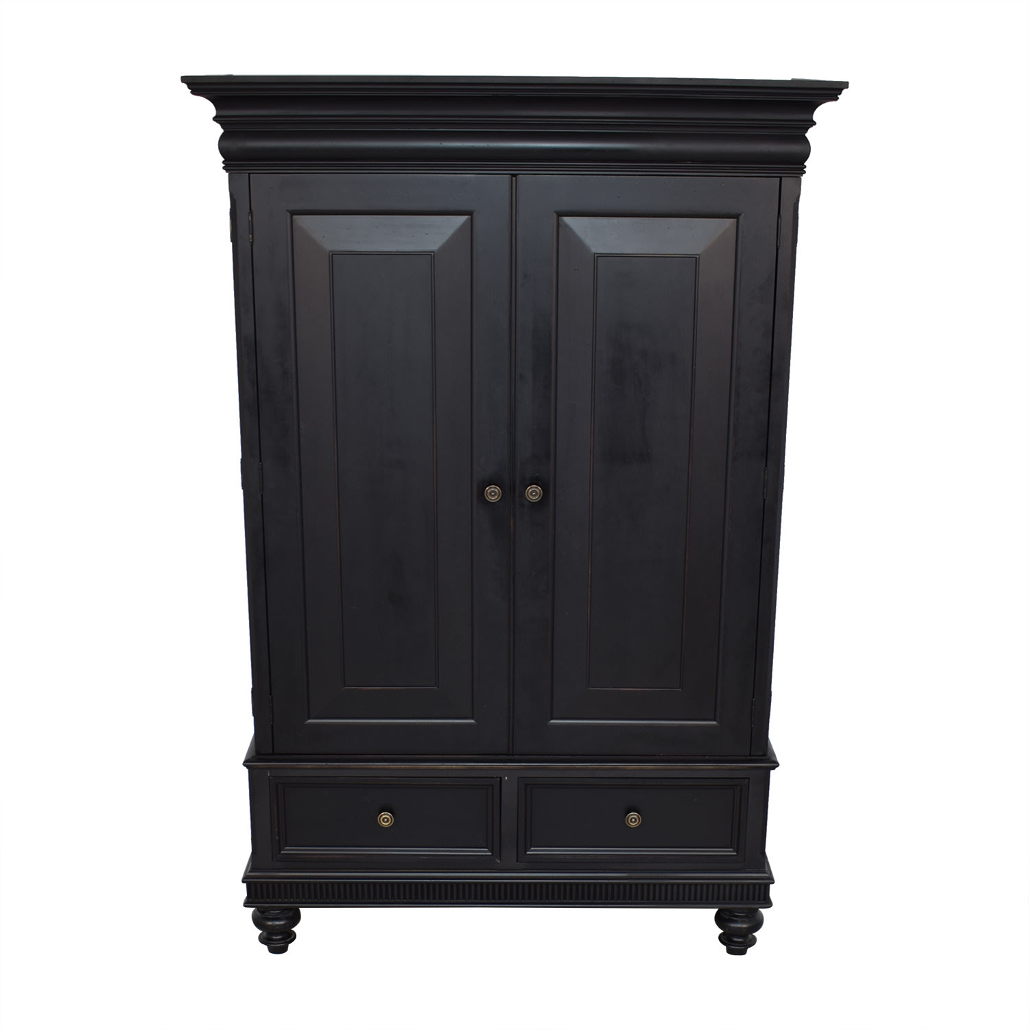 buy Ethan Allen Ethan Allen Matte Black Armoire online