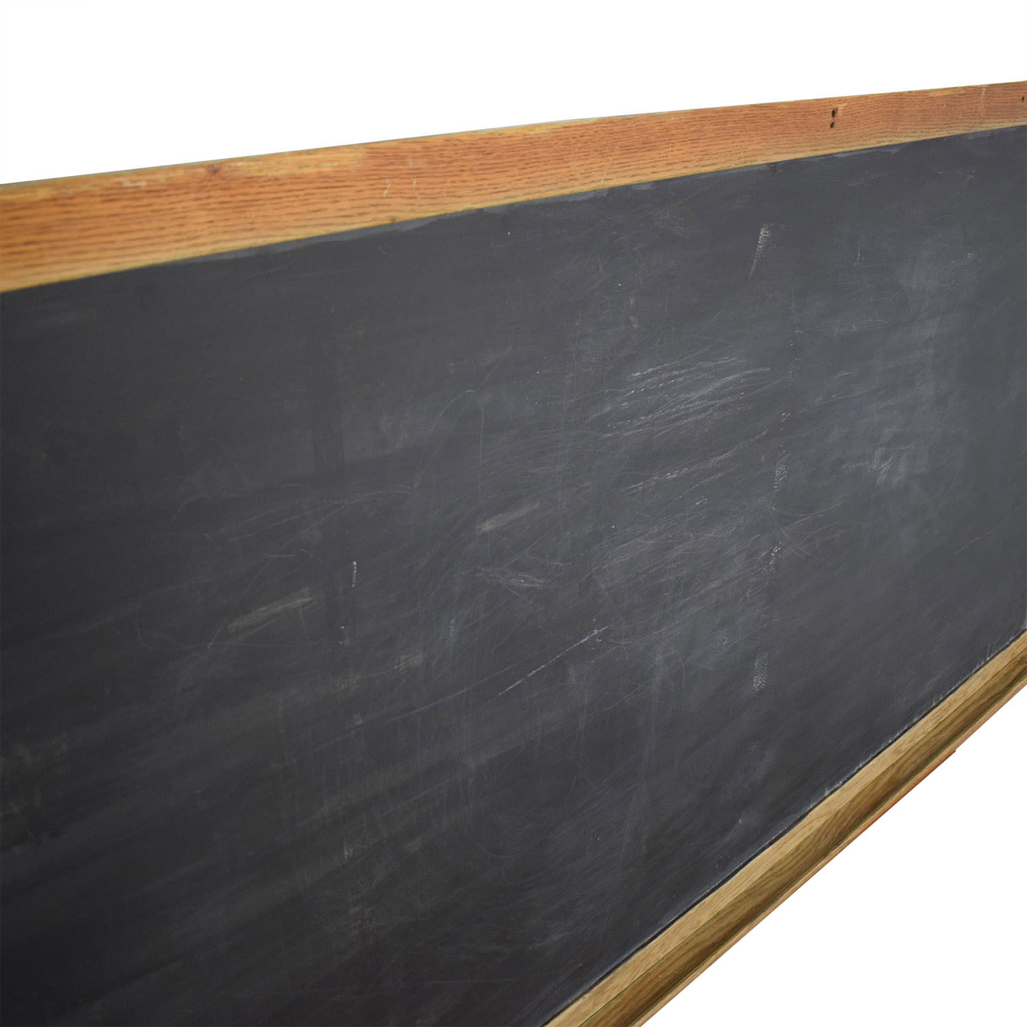 Classic Schoolhouse Black Chalkboard - Blue/Grey Barnwood Frame