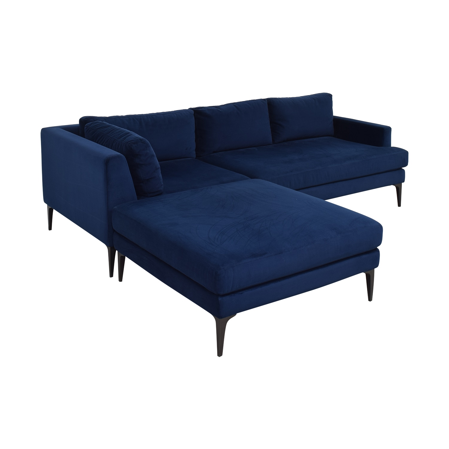 Andes 3 Piece Chaise Sectional, Sofa With Chaise