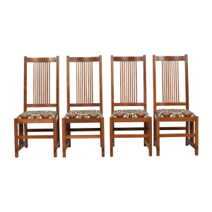 buy Stickley Mission Collection Spindle Dining Side Chairs Stickley Furniture