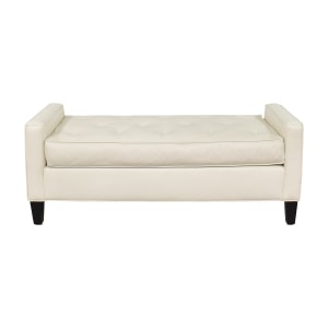  Upholstered Tufted Bench on sale