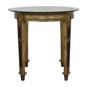  Vintage Round Neoclassical Table  ct