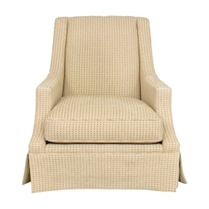 Baker Furniture Baker Furniture Upholstered Club Chair tan