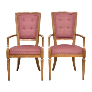 buy  Vintage Tufted Dining Arm Chairs online