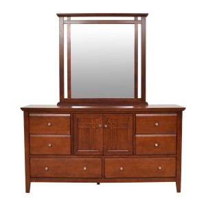 shop Casana Furniture Casana Furniture Six Drawer Dresser with Mirror  online