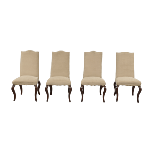 Brookstone Traditional Upholstered Dining Chairs ma