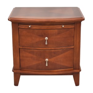  Traditional Two Drawer Nightstand on sale