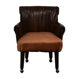 Louis Philippe-Style Floral Parlor Chair, 93% Off