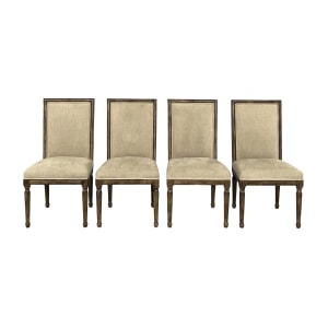 buy Pottery Barn Pottery Barn Upholstered Dining Side Chairs  online