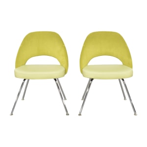 buy Knoll Eero Saarinen Executive Armless Chairs Knoll