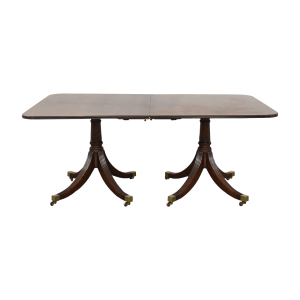 shop Double Pedestal Dining Table  Dinner Tables