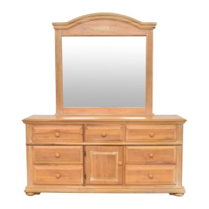 buy Florida Furniture Industries Triple Dresser and Mirror  Florida Furniture Industries