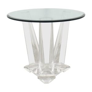  Sculptural Geode Accent Table 