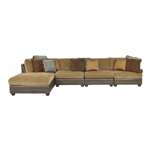 buy King Hickory Transitional Four Piece Chaise Sectional   King Hickory Sectionals