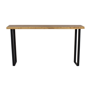  Custom Live Edge Console Table discount