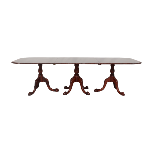  Vintage Traditional Extendable Dining Table 