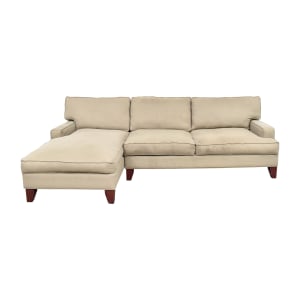  Classic Upholstered Chaise Sectional  Sofas