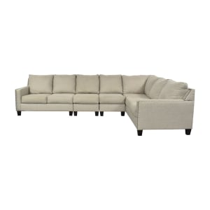 shop Ashley Furniture Hallenberg Four Piece L-Shaped Sectional  Ashley Furniture