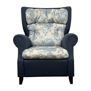  Contemporary Upholstered Wing Chair nj
