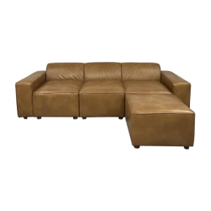 Burrow Burrow Mambo Sofa with Ottoman brown