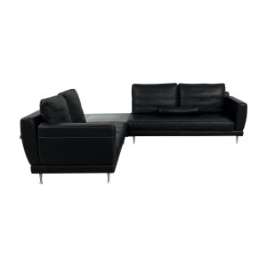 buy Gamma Arredamenti Tufted Open Modular Sectional with Table Gamma Arredamenti Sofas