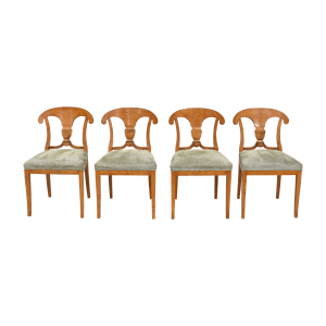  Vintage Biedermeier-Style Chairs  dimensions