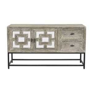 Z Gallerie Z Gallerie Marabella Two Drawer Console used