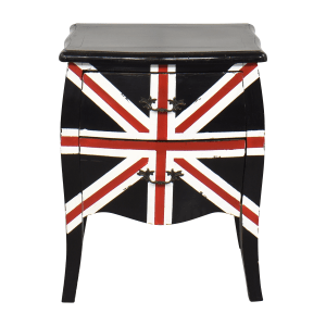  Union Jack Vintage Distressed Storage Cabinet price