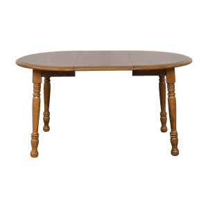 Vintage Oval Colonial Extendable Dining Table  / Dinner Tables