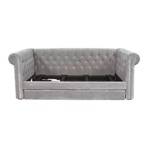 RH Baby & Child RH Baby & Child Tufted Roll Arm Twin Daybed with Trundle nj