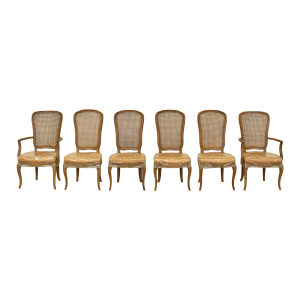 shop Vintage Cane Back Dining Chairs  Chairs