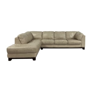 Macy's Macy's Modern L-Shaped Bumper Chaise Sectional  price