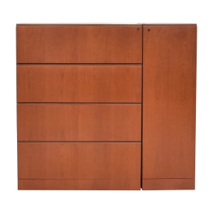 Knoll Knoll Reff Mid Century Storage Cabinet  brown