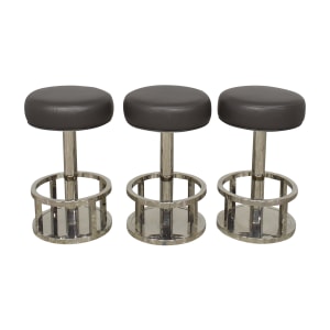 Interlude Home Drake Swivel Counter Stools  Interlude Home