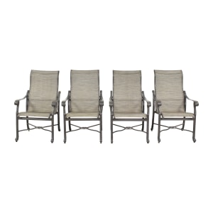 Gensun Gensun Morro Bay Padded Sling Dining Chairs nyc