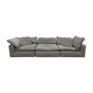 Dream Gray 3 Piece Modular Sofa Bob's Discount Furniture