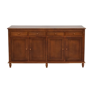  Vintage Traditional 4-Door Buffet Sideboard nj