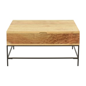 West Elm West Elm Industrial Storage Pop Up Coffee Table nyc