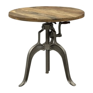  Industrial Crank Dining Table on sale