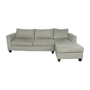 Raymour & Flanigan Raymour & Flanigan Daine Two Piece Chaise Sectional   price