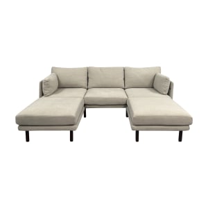 Burrow Burrow Field Six Piece Sectional Double Lounger used